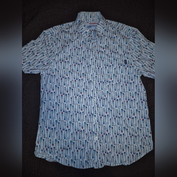 Chubbies Men's Short Sleeve Button Up Shirt Oars Size M - Picture 1 of 7